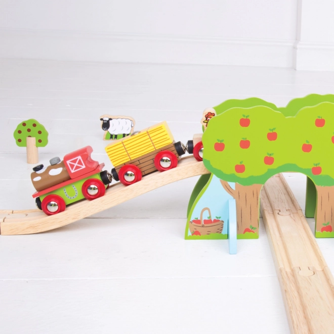 Bigjigs Rail Trætogbane gård