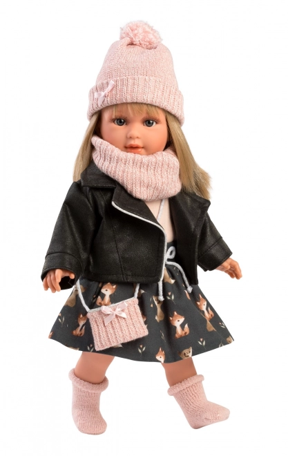 Llorens 540C CARLA - realistisk dukke med blødt stofkrop - 40 cm
