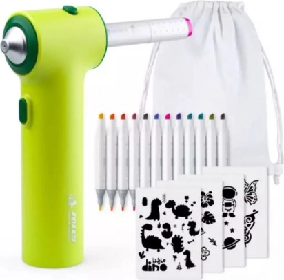 AirBrush kreativt sæt til dekoration af tekstiler