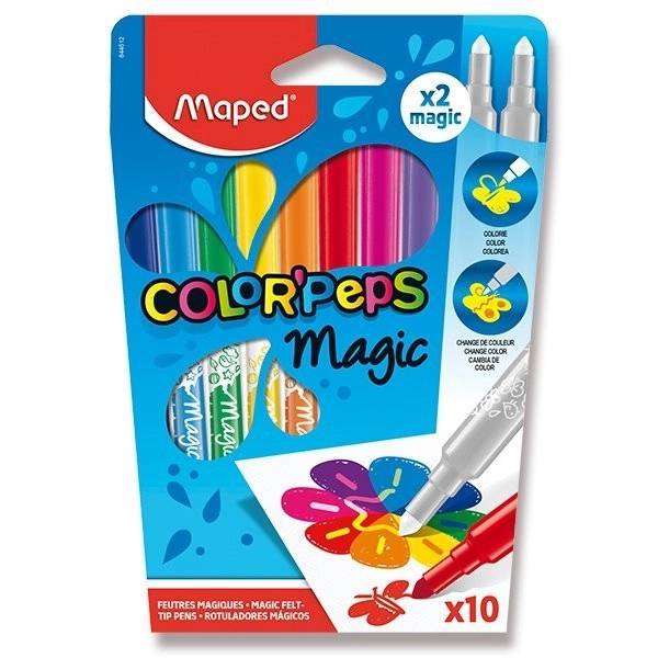 Fixy Maped Color'Peps Magic - 8 + 2 stk.