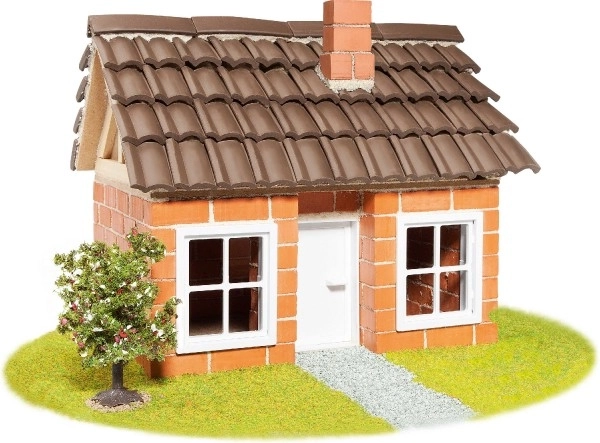Byggesæt Teifoc Hus Carlos 200 stk i kassen 35x29x8cm