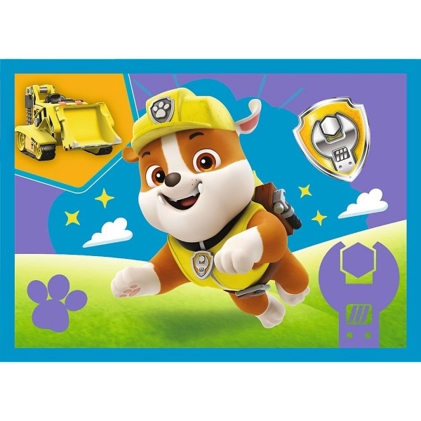Puslespil 4i1 Løbende hunde Paw Patrol