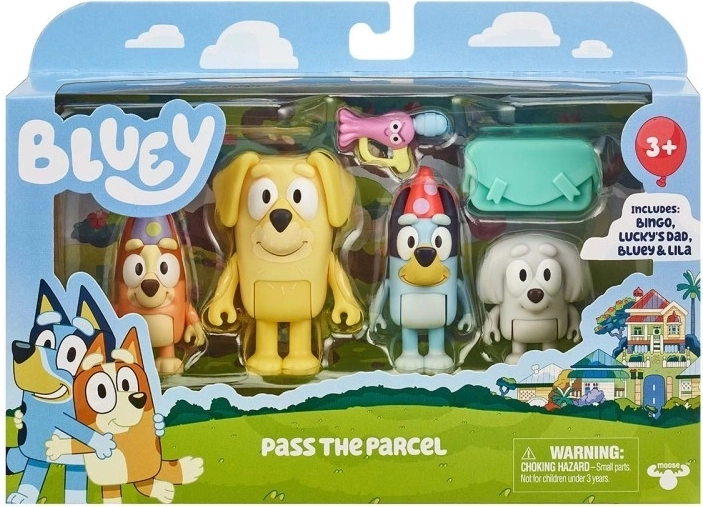 Bluey figursæt 4-pak