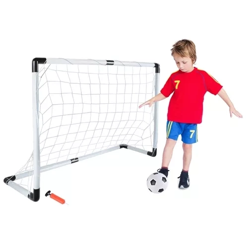 Fodboldmål + bold + pumpe 23459
