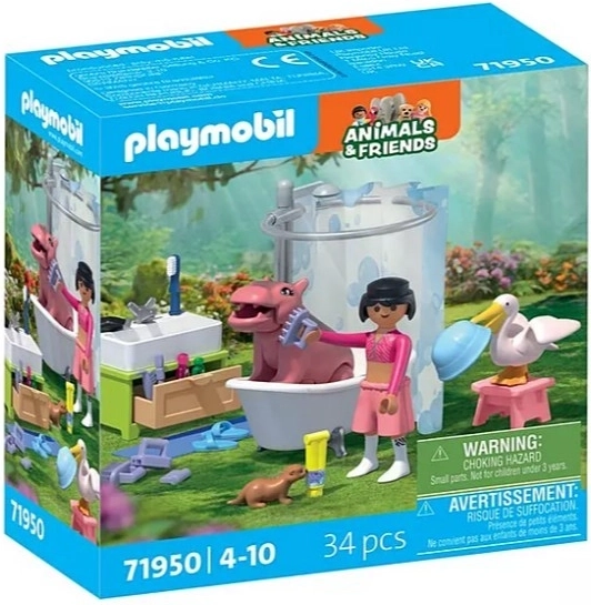 Playmobil Animals & Friends – dyr i badekarret