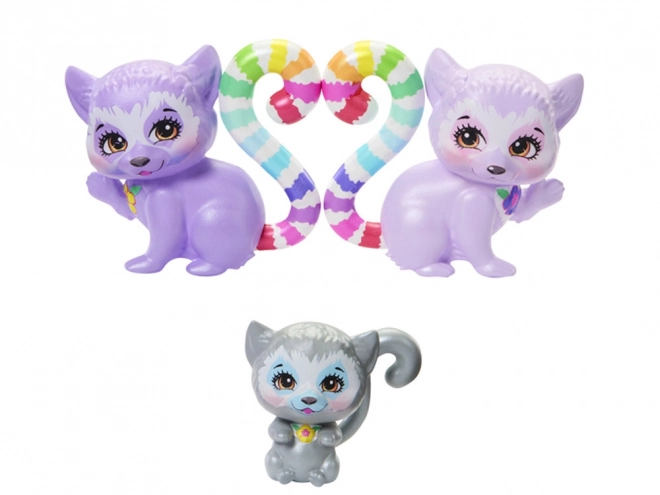 Loutky Enchantimals - Lemur Familie