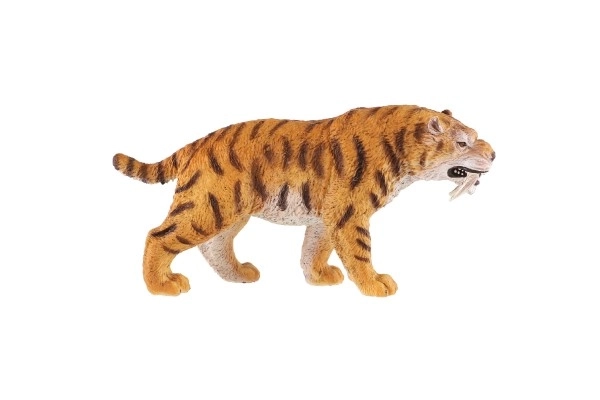 Sabeltandet tiger zoologisk plast 13cm i pose