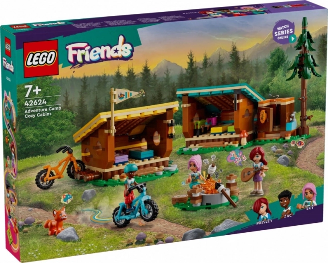 LEGO Friends 42624 Hyggelige hytter på eventyrlejr