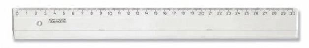 KOH-I-NOOR Lineal 30cm klar