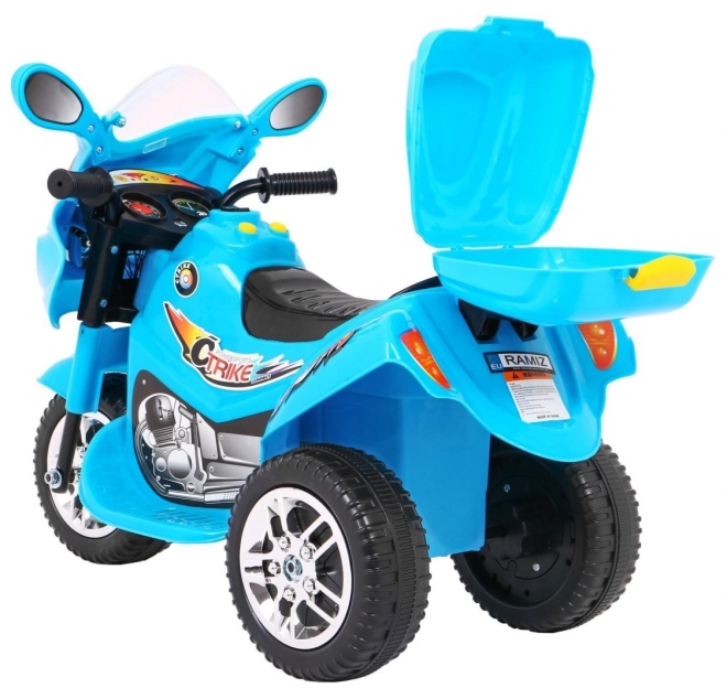 Triciclet BJX-088 elektrisk motorcykel + lyde + lys – Blå