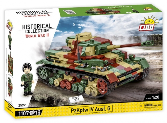 Byggesæt WWII Panzerkampfwagen IV Ausf. G fra 1107 dele