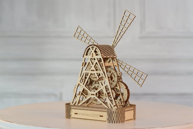 WOODEN CITY 3D puslespil Mølle 222 dele