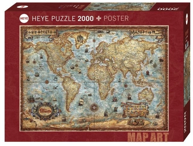 Puslespil 2000 elementer Verden