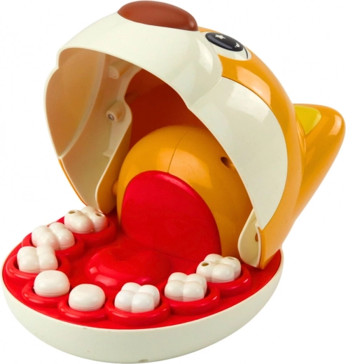 8 udtagelige tænder og realistiske værktøjer