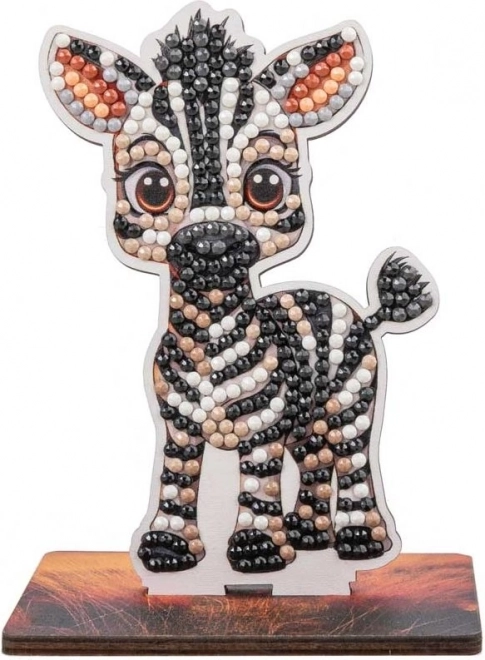Diamantmaling Safari: Zebra