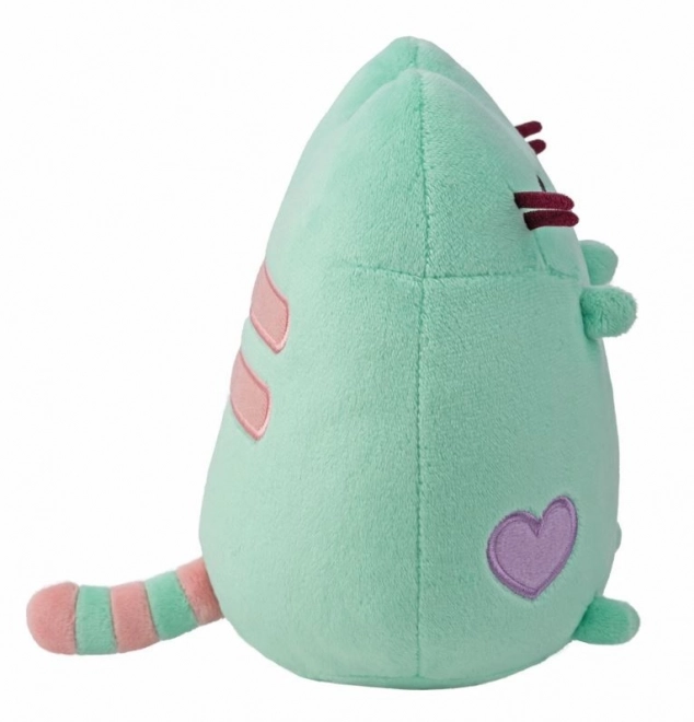 Mintfarvet pastelfarvet maskot Pusheen 18 cm