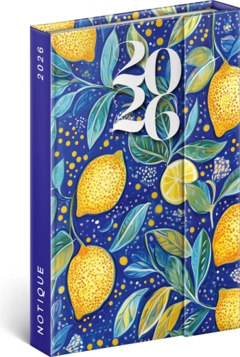 Ugentlig magnetisk dagbog Citroner 2026