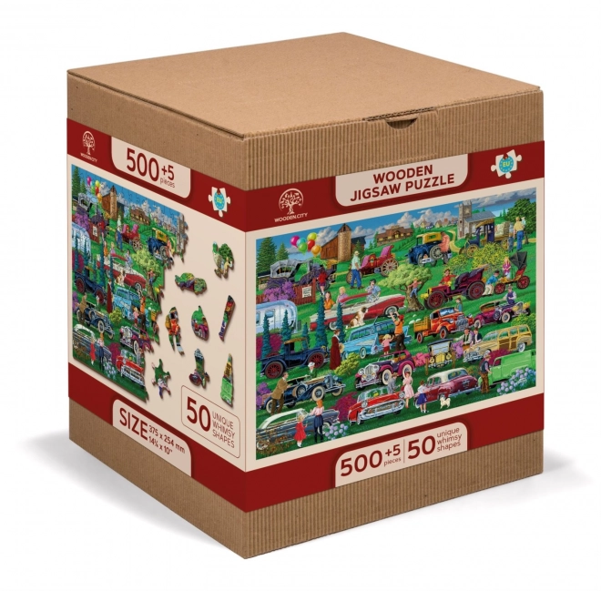 Træpuslespil WOODEN CITY Veteraner 2v1