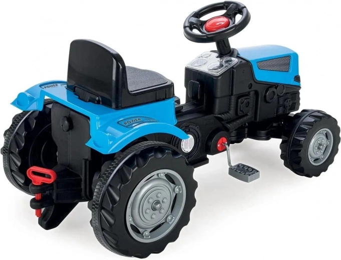 Behagelig styring med pedaler og rat