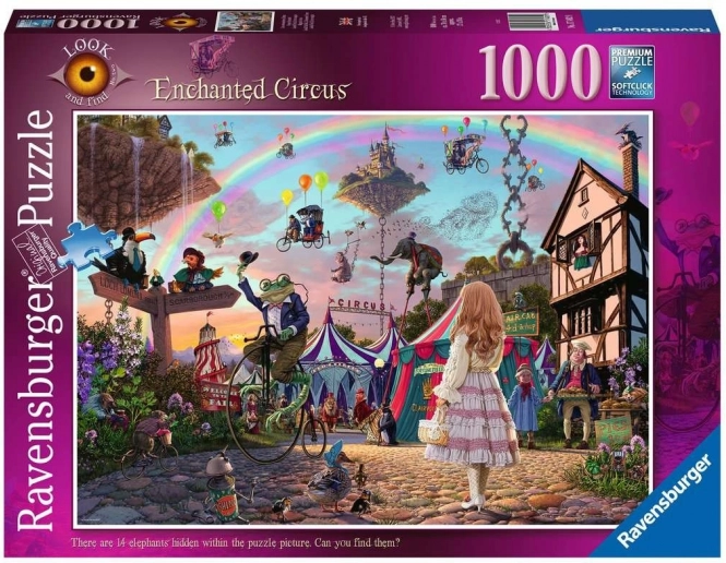 Puslespil 1000 brikker magisk cirkus Ravensburger