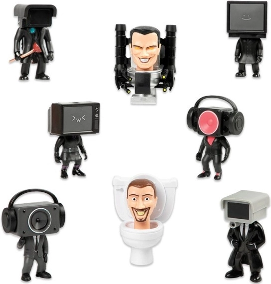 Mystiske samlerfigurer Skibidi Toilet