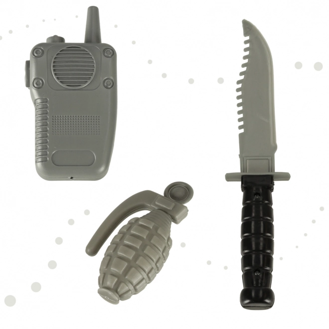Karnevalkostume hjelm soldat 3-8 år