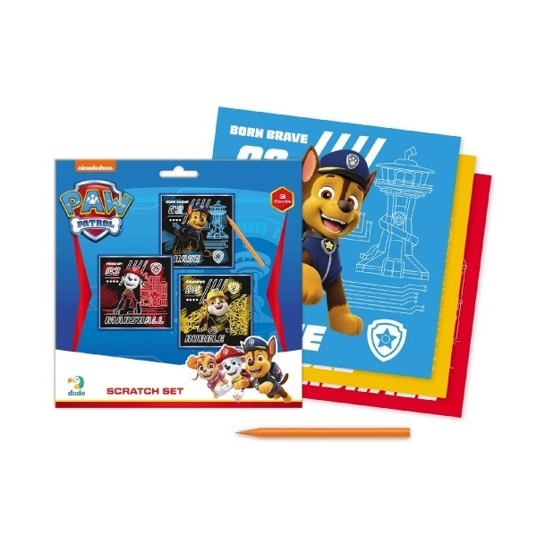 Skrabebillede Paw Patrol farverig