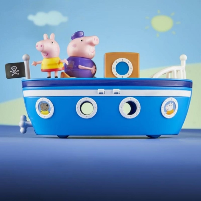 Grisling Peppa Bedstefars dampskib