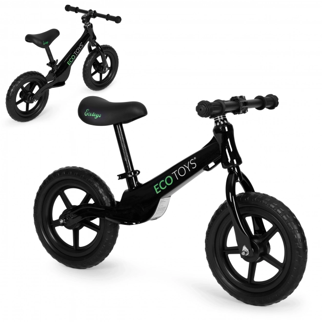 Børne løbecykel ECOTOYS sort