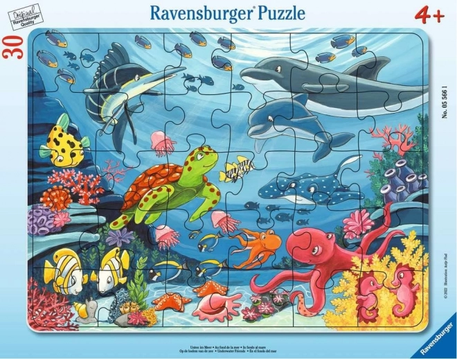 RAVENSBURGER Puslespil Under Havet 30 brikker