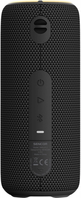 Trådløs Bluetooth højttaler Sencor Sirius 2 med LED-belysning og TWS-funktion