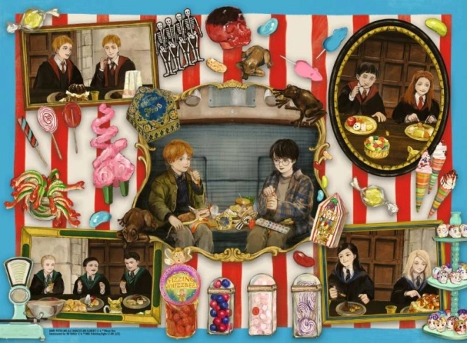 Harry Potter magiske godterier puslespil 200 brikker Ravensburger