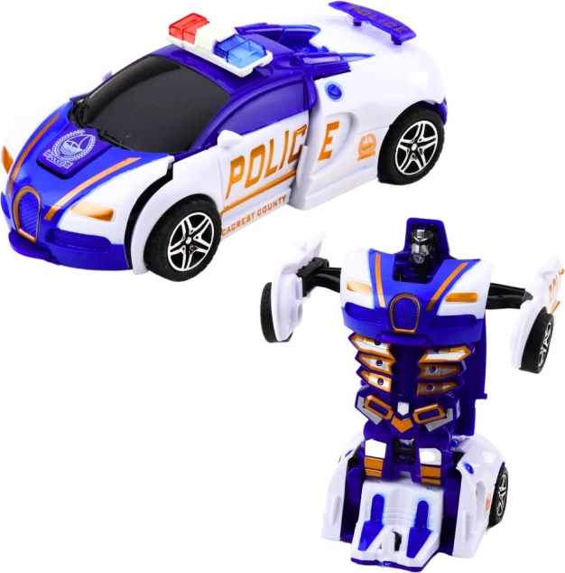 Auto Robot 2v1 Sport Politibil
