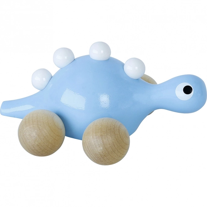 Trædinosaur på hjul Blå