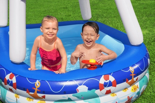 Bestway pool med tag og rat