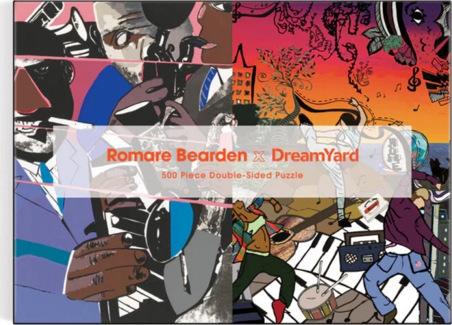 Dobbeltsidet puslespil Romare Bearden x DreamYard 500 brikker