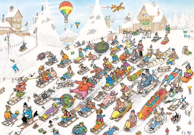Puslespil JUMBO Jan van Haasteren – Ned ad bakken, 2000 brikker