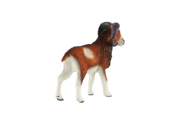 Europæisk muflon zoologisk plast 8cm i pose