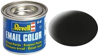 Syntetisk emaljemaling Revell Mat Sort 08