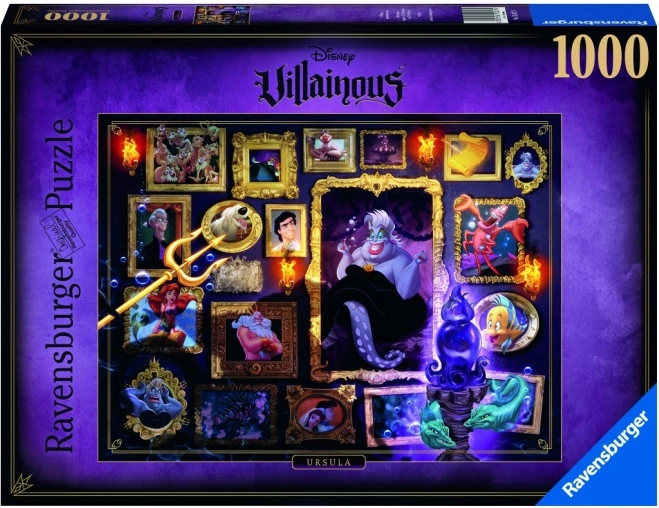 Ravensburger puslespil Villainous: Ursula 1000 brikker