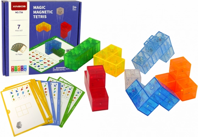 Magisk magnetisk kube 7 dele