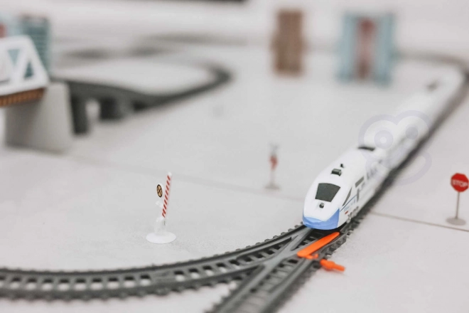 Elektrisk togsæt Woopie med bro og tunnel