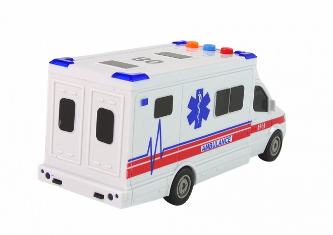 Batteridrevet Ambulance Lys Lyd Hvid Drivkraft