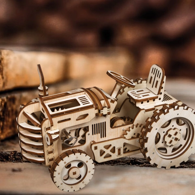 RoboTime 3D træmekanisk puslespil Traktor