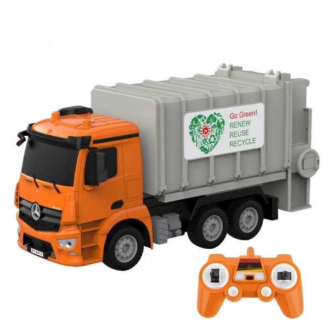 RC renovationsbil med fjernbetjening 1:26 Double Eagle (orange) Mercedes-Benz Antos E676-003