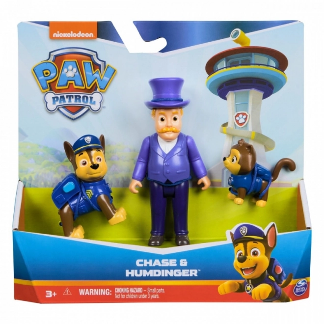 Sæt med figurer fra Paw Patrol Chase og Humdinger
