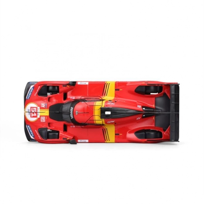 Bburago 1:24 Ferrari Racing - 499P LMH - Rød #51