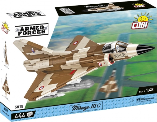 Byggesæt COBI Armed Forces – Mirage IIIC 1:48, 444 klodser