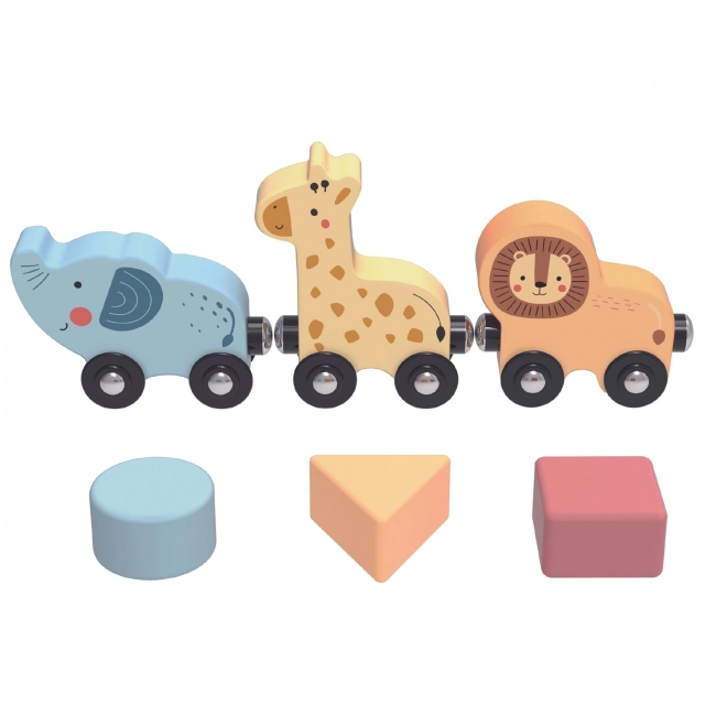 Træ Montessori-bord med aktiviteter TOOKY TOY