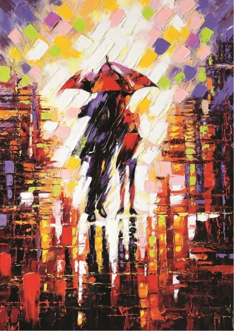 Puslespil Kærlighed under paraplyen 500 brikker ART PUZZLE